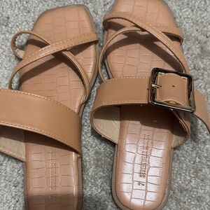 Tan Strappy Sandals
